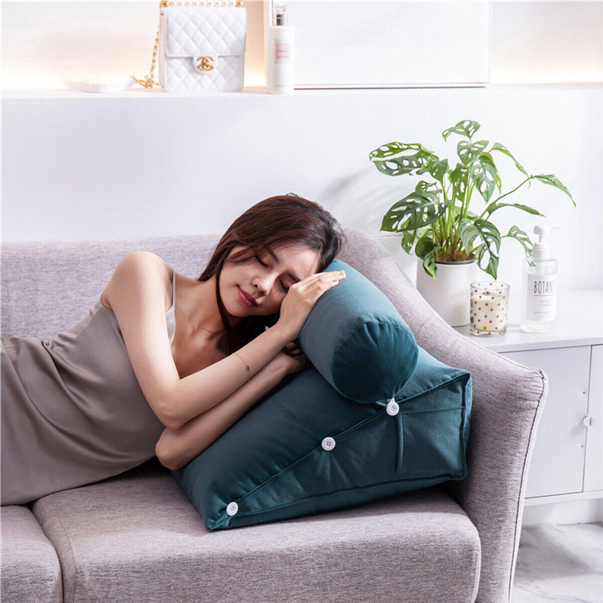 Luxury Back Wedge Bed Pillow For Back Pain-564575