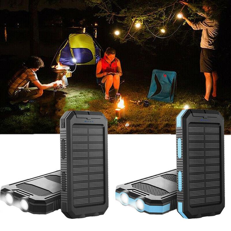 500000mAh Solar Charger Waterproof Power Bank External-Donrams- 