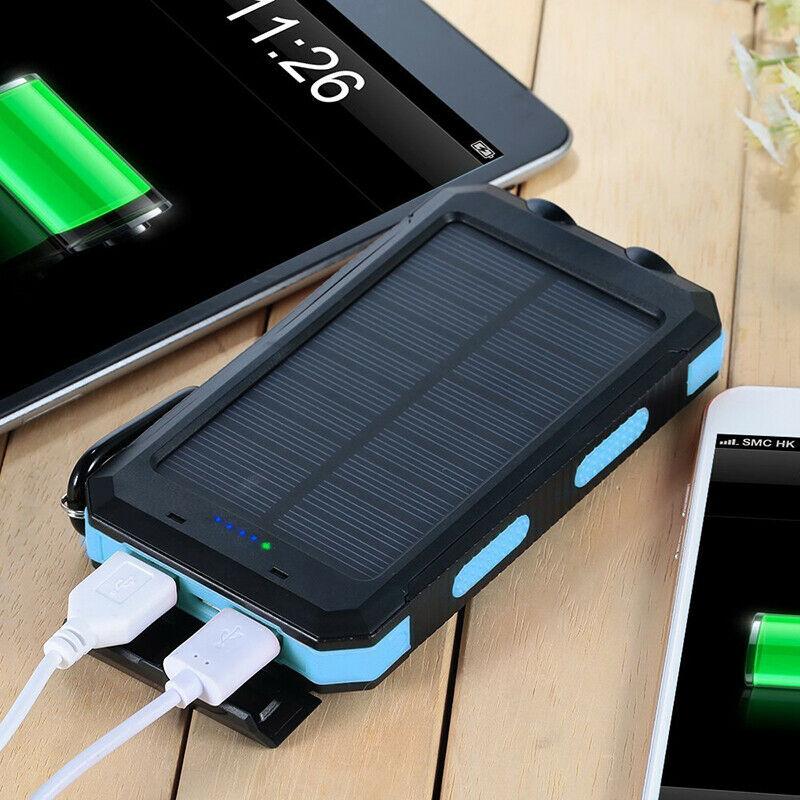 500000mAh Solar Charger Waterproof Power Bank External-Donrams- 