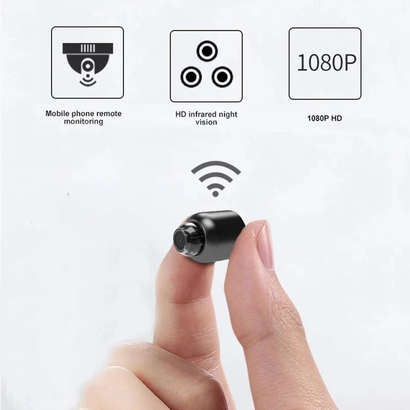 Mini WiFi Camera 1080P | Security IP Camera with Motion Detection & Remote Viewing