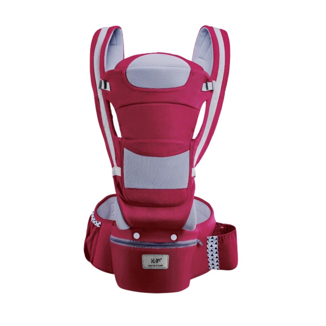 Baby Carrier Waist Stool-Donrams-Burgundy- 676567654557