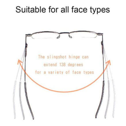 Compact Mens & Ladies Folding Reading Glasses-564575