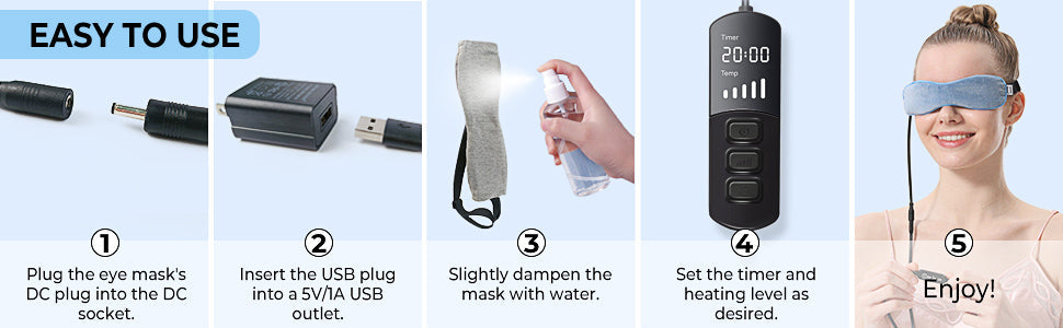 Donrams - Eye Heating Pad Mask For Dry Eyes