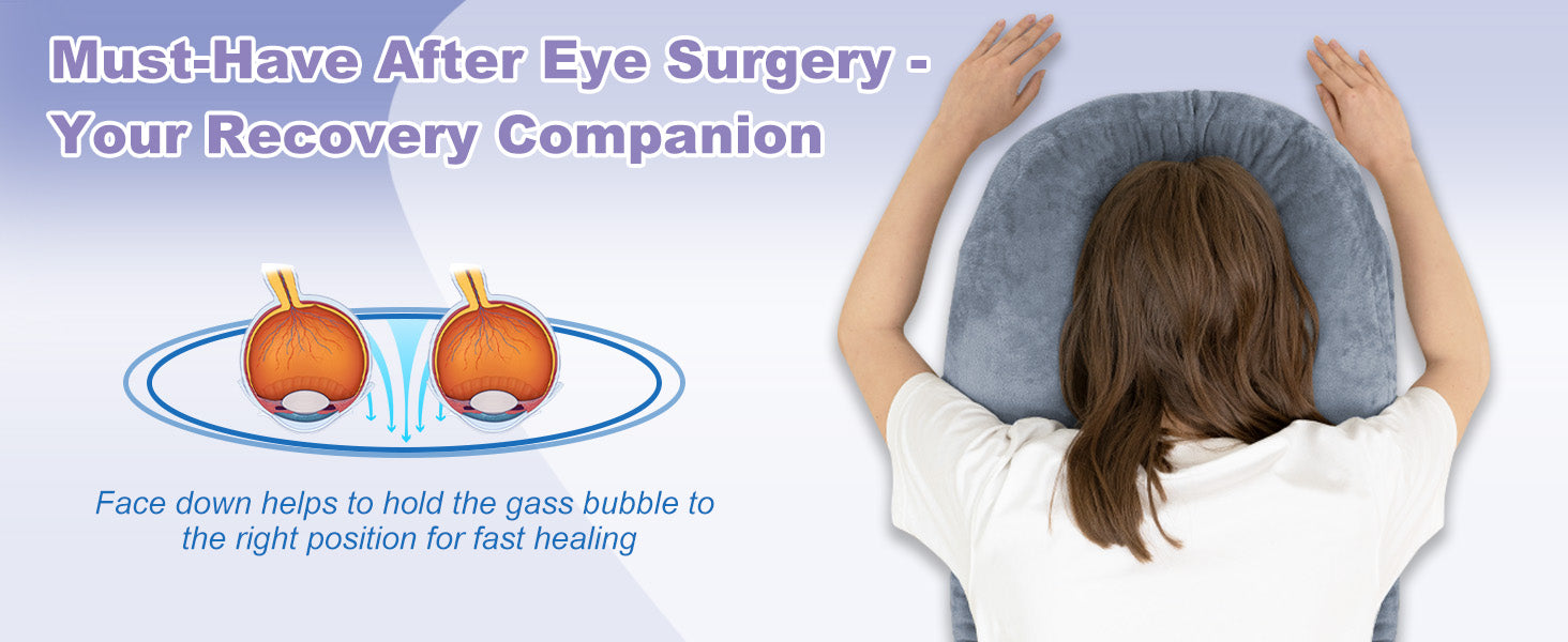 Donrams - Face Down Pillow After Bbl Or Eye Surgery Stomach Sleeping Pillow