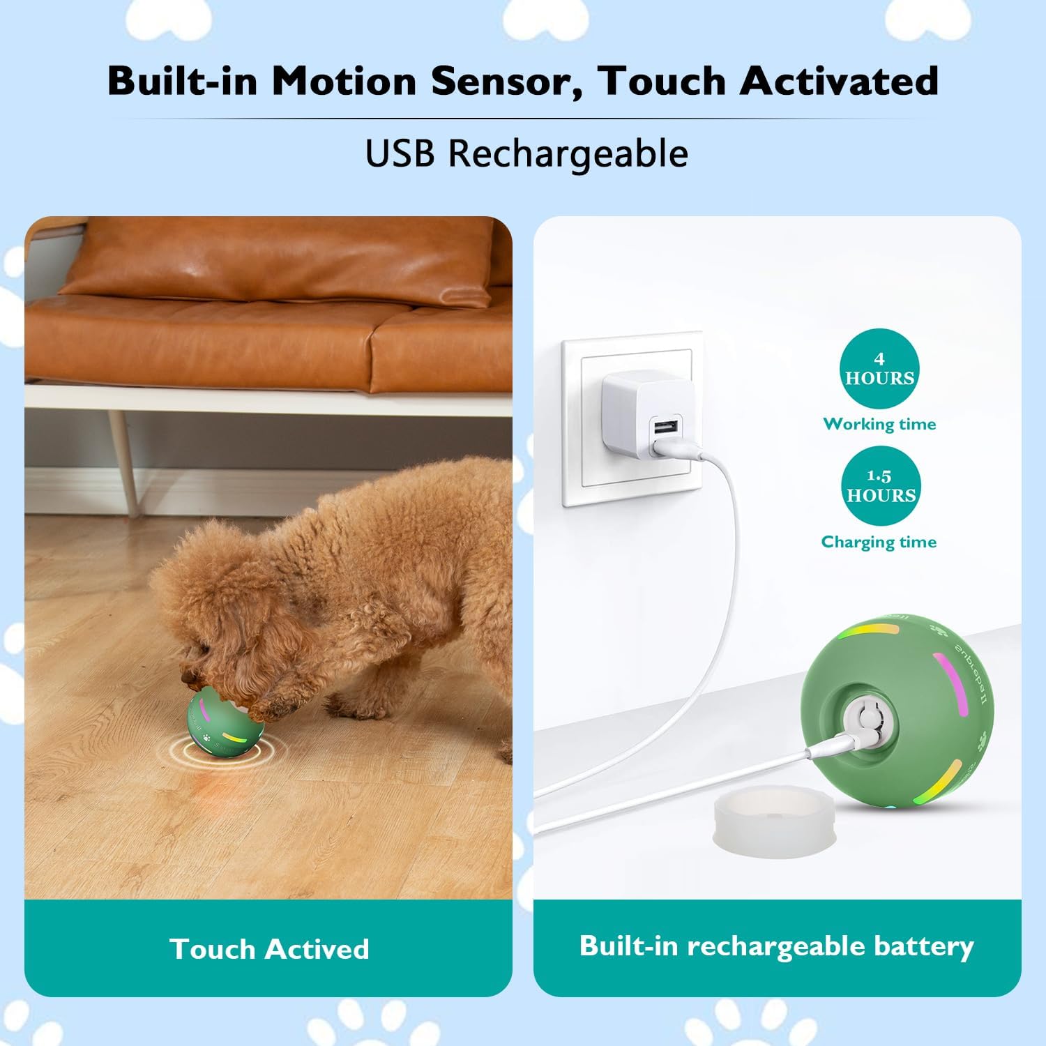 Donrams - Interactive Dog Ball Toy