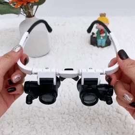 Donrams - LED Glasses Magnifier 8x 15x 23x