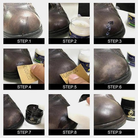 Donrams - Leather Restoration Repairing Cream For Car Recoloring Kit