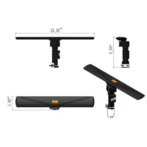 Donrams - Long Range Omnidirectional Outdoor HD TV Signal Booster Antenna 990 Miles