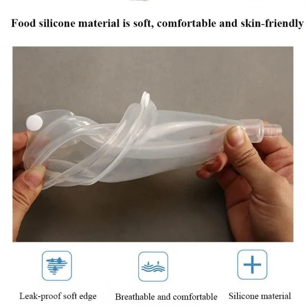 Donrams - Male Urinal Bag Pee Holder – Reusable Silicone Walking Urinary Panties With Catheter
