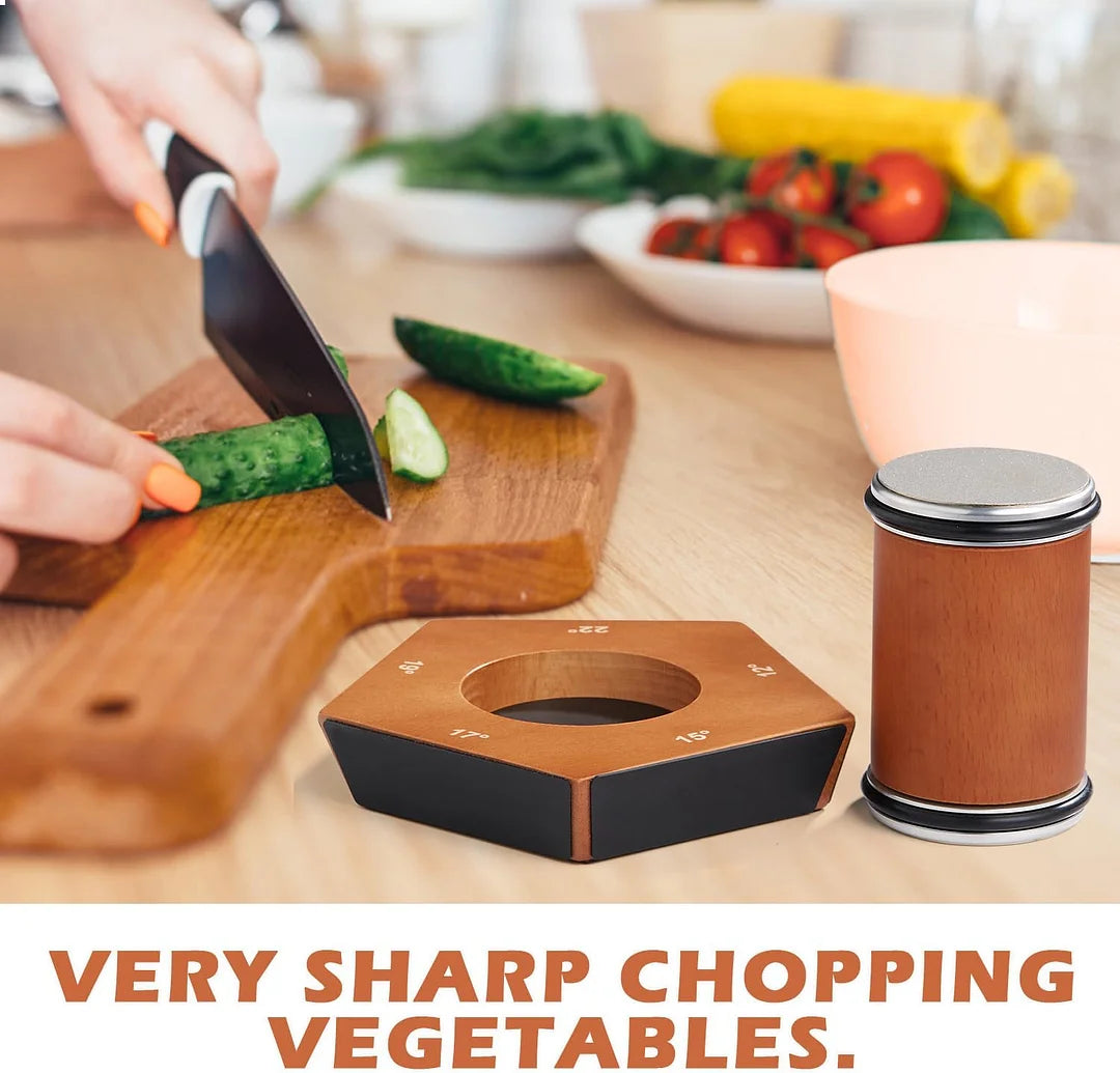 Donrams - Manual Diamond Rolling Knife Sharpener Set