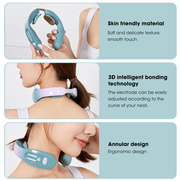 EMS Neck Acupoints Lymphvity Massager Device-CQA9417470902568-564575 CQA9417470902568