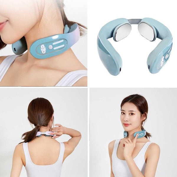EMS Neck Acupoints Lymphvity Massager Device-CQA9417470902568-564575 CQA9417470902568