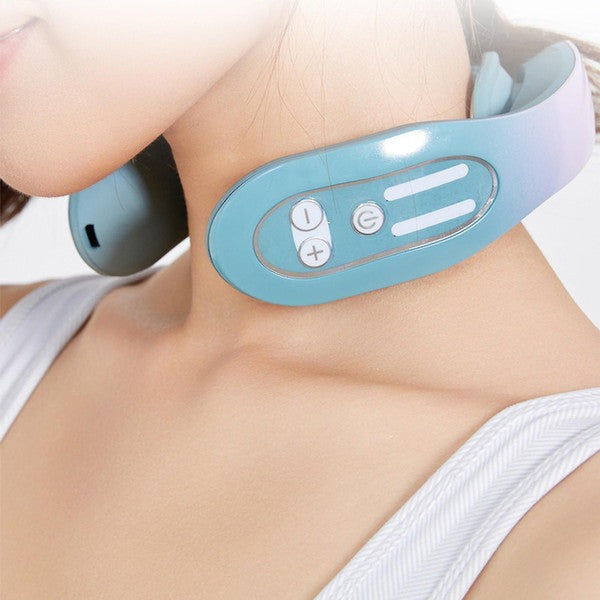 EMS Neck Acupoints Lymphvity Massager Device-CQA9417470902568-564575 CQA9417470902568