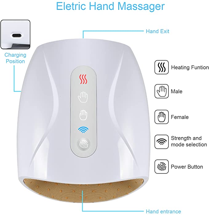 Electric Hand Massager With Heat-CQA9417500852520-564575 CQA9417500852520