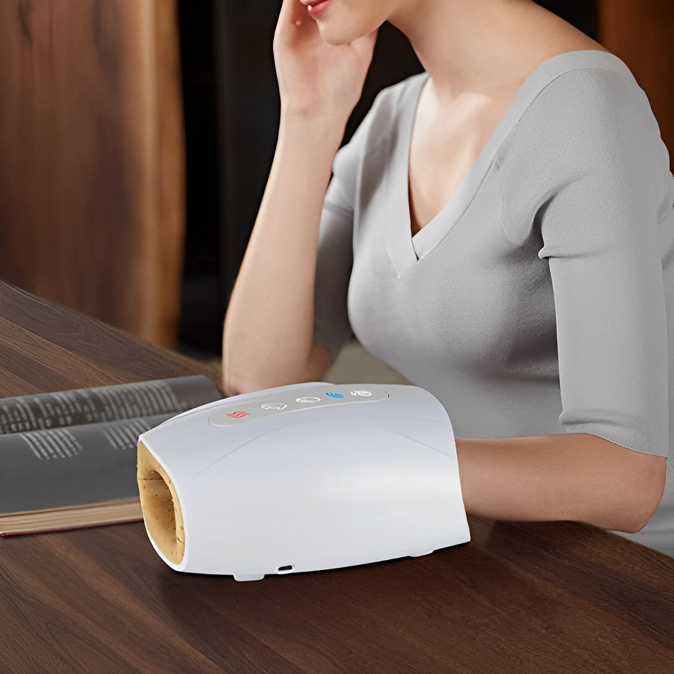 Electric Hand Massager With Heat-CQA9417500852520-564575 CQA9417500852520