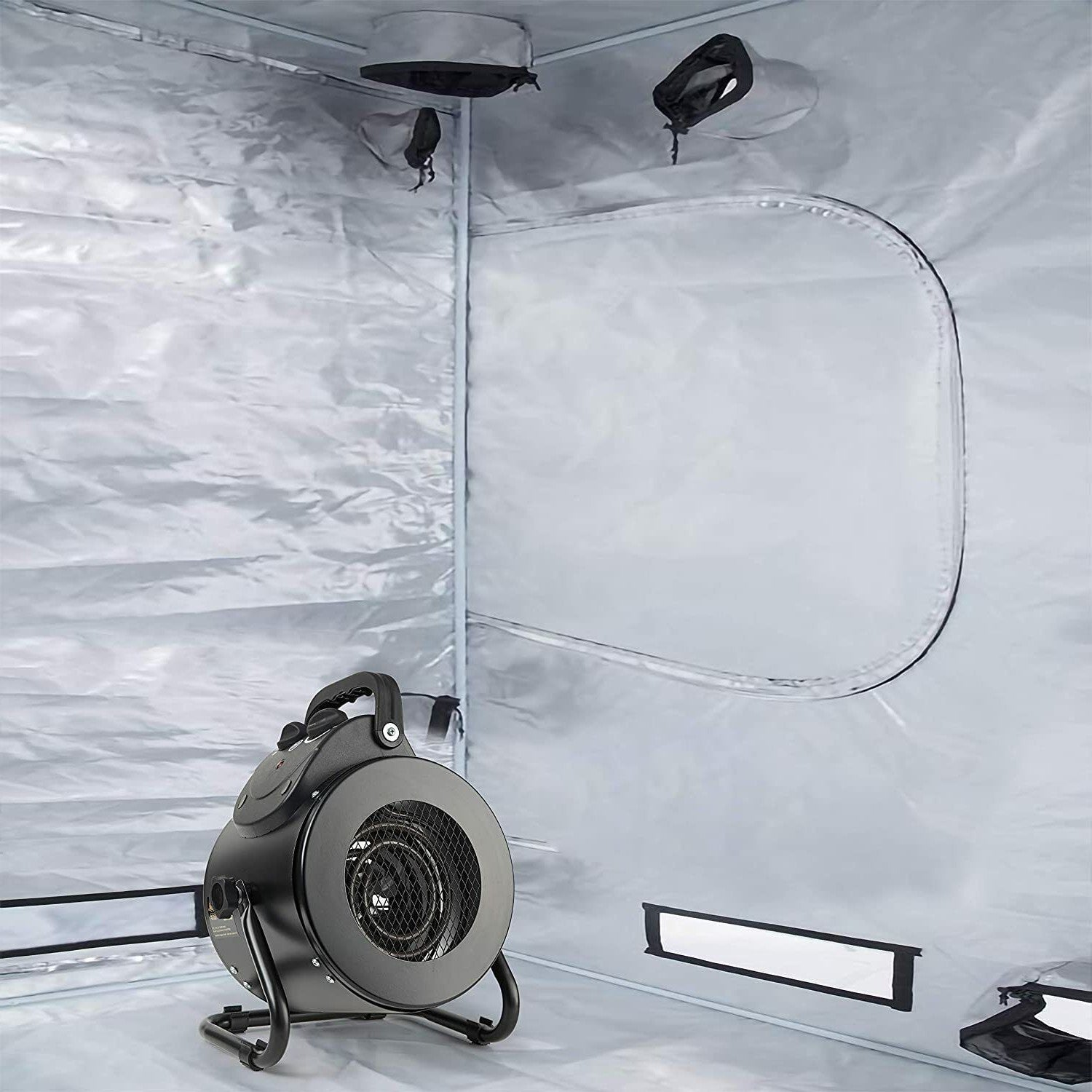 Electric Heater Fan for Greenhouse Grow Tent Workplace Fast Heating IPX4-CQA9417510813992-564575 CQA9417510813992