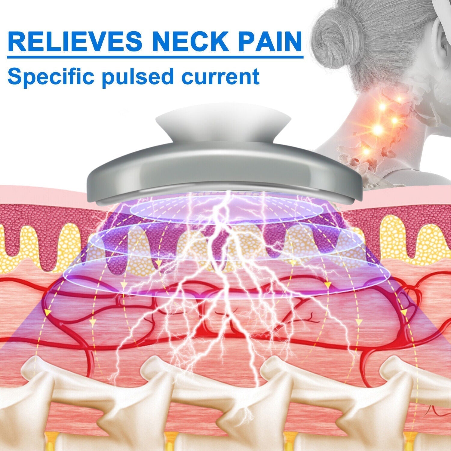 Electric Shock Pulse Neck and Shoulder Kneading Massager-CQA9417499967784-564575 CQA9417499967784
