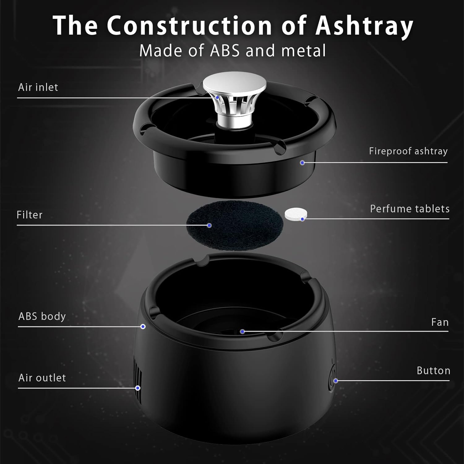 Electric Smokeless Ashtray-564575 