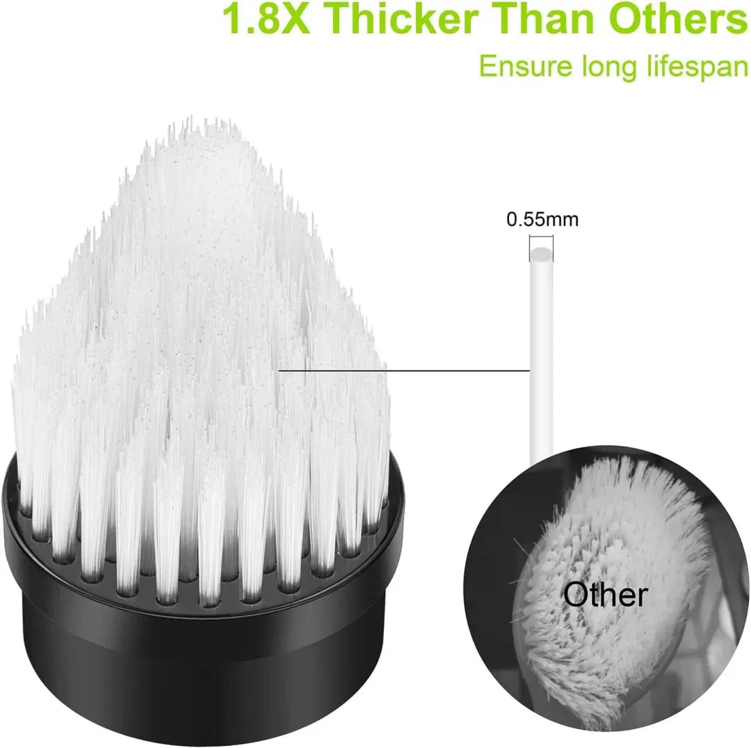 Electric Spin Power Scrubber Cordless Cleaning Brush Long Handle 7 Heads-CQA9417484960040-564575 CQA9417484960040