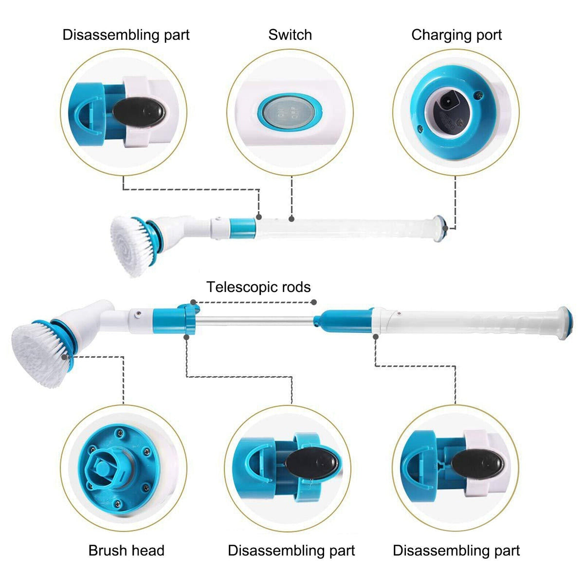 Electric Spin Scrubber-CQA9417500557608-564575 CQA9417500557608