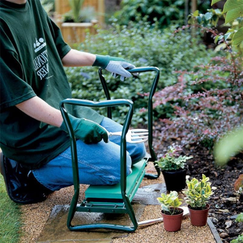 Ergonomic Garden Kneeler and Seat (Green)-CQA9417499115816-564575 CQA9417499115816