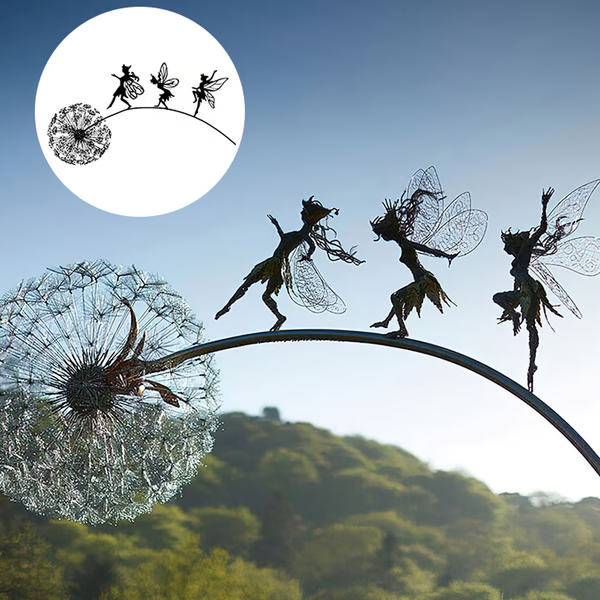 Fairy Steel Garden Sculptures-CQA9417485058344-Three Fairies-564575 CQA9417485058344
