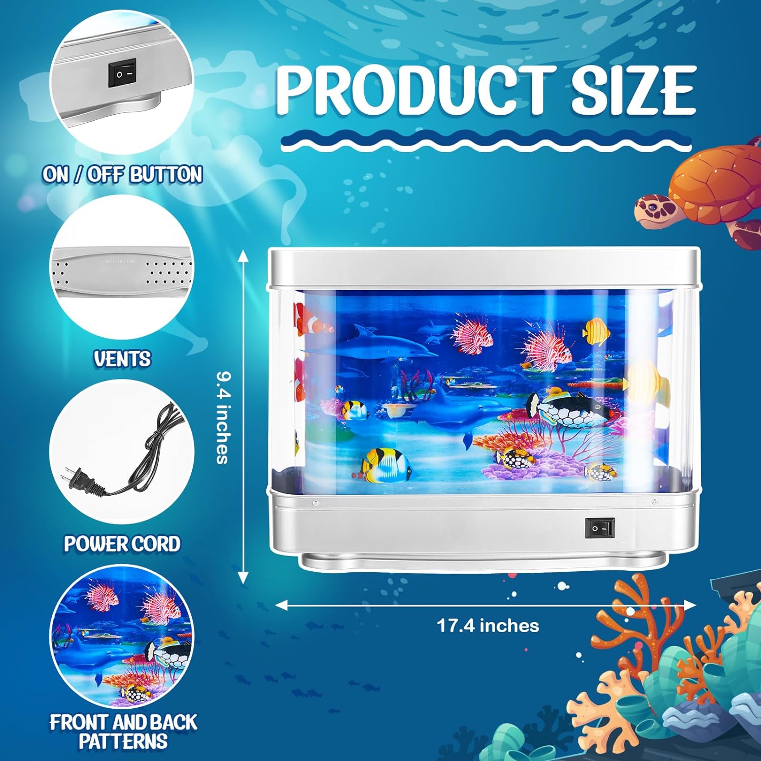 Fake Fish Tank Aquarium-CQA9417478635816-564575 CQA9417478635816