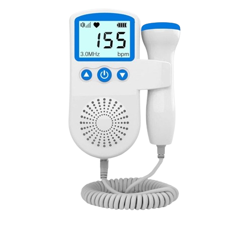 Fetal Doppler Heart Rate Monitor Home Pregnancy Baby Fetal Heart Rate Sound Detector-CQA9417481355560-Blue-564575 CQA9417481355560