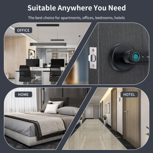 Fingerprint Smart Door Lock - Mobile App Remote Control Door Lock with Fingerprint-564575 