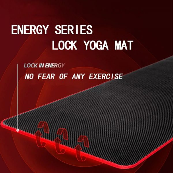 Fitness Mat Men’s High Density Exercise Yoga Non-Slip Mat For Gym Home-CQA9417505112360-564575 CQA9417505112360
