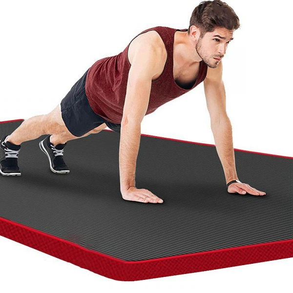 Fitness Mat Men’s High Density Exercise Yoga Non-Slip Mat For Gym Home-CQA9417505112360-564575 CQA9417505112360