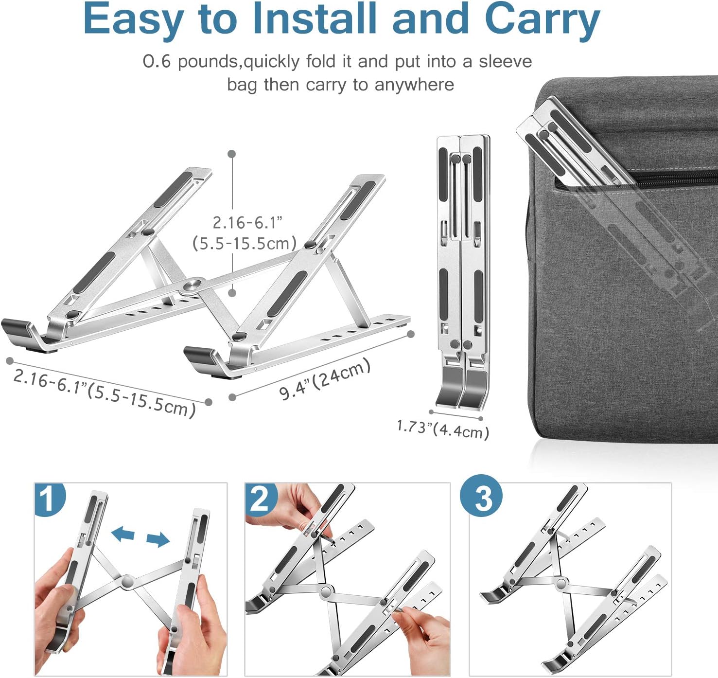 Foldable Portable Laptop Stand-CQA9417466183976-564575 CQA9417466183976