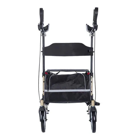 Heavy Duty Elderly Stand Upright Rollator Walker With Seat-Donrams- HDE6349Q34534
