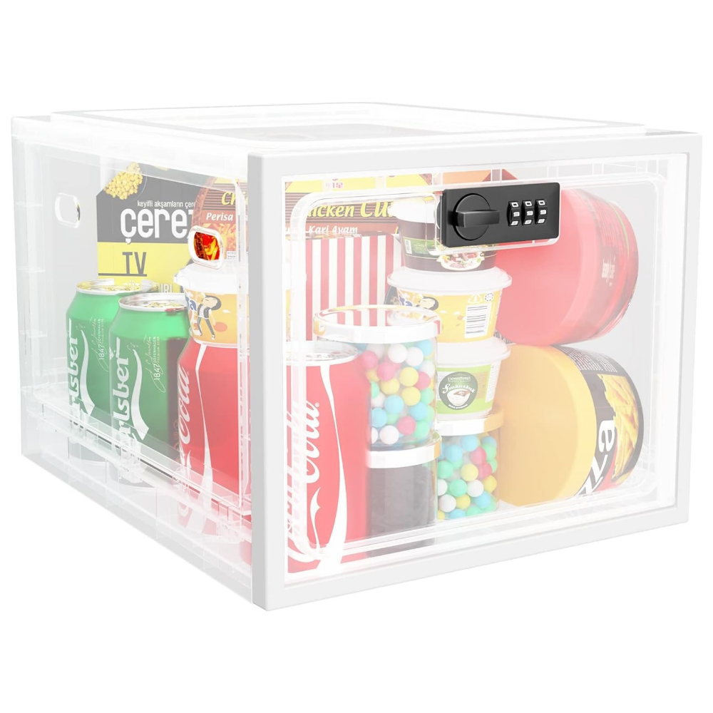 Heavy Duty Lockable Refrigerator Food Organizer Storage Bin-564575 