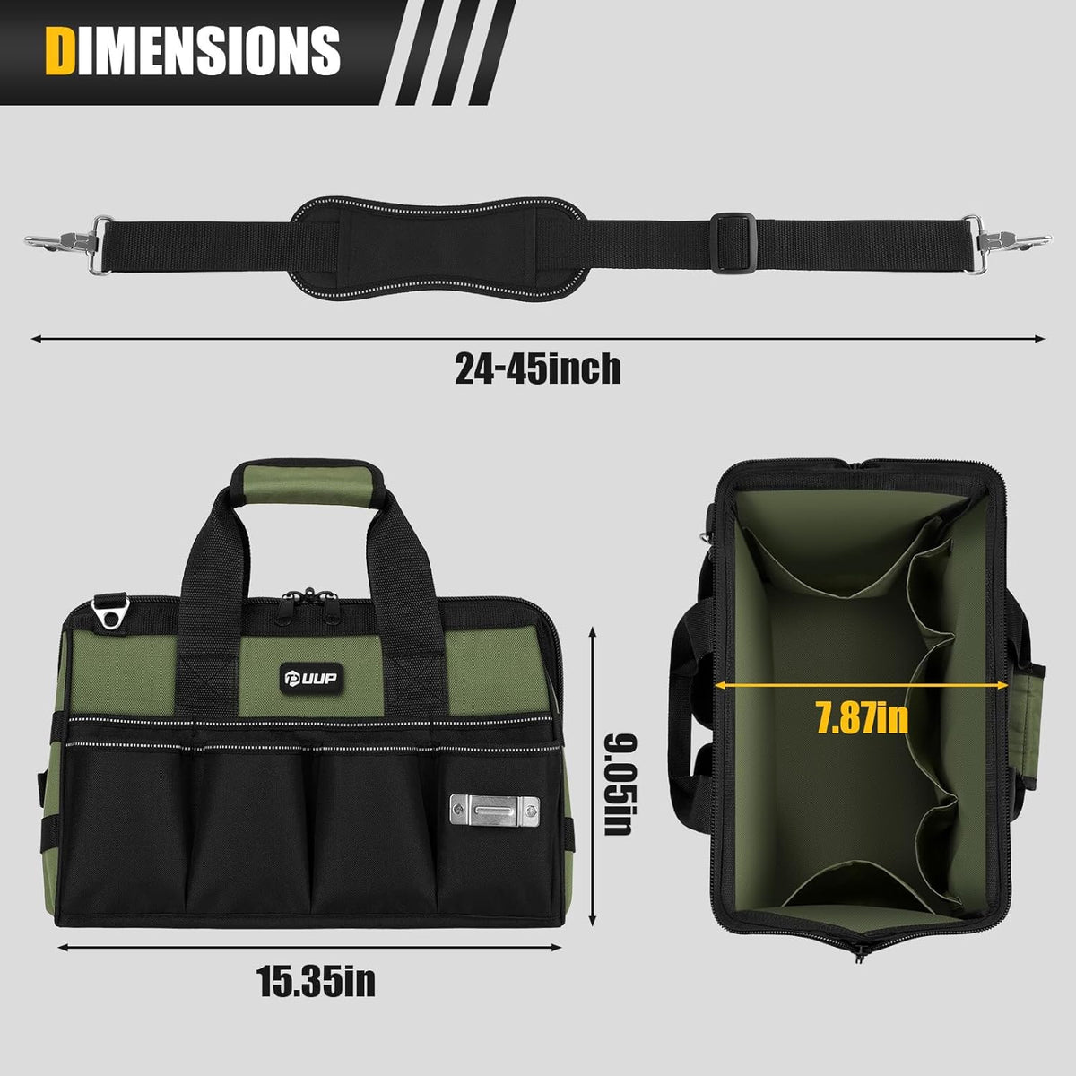 Heavy Duty Open Tools Tote Bag-CQA9417466511656-564575 CQA9417466511656