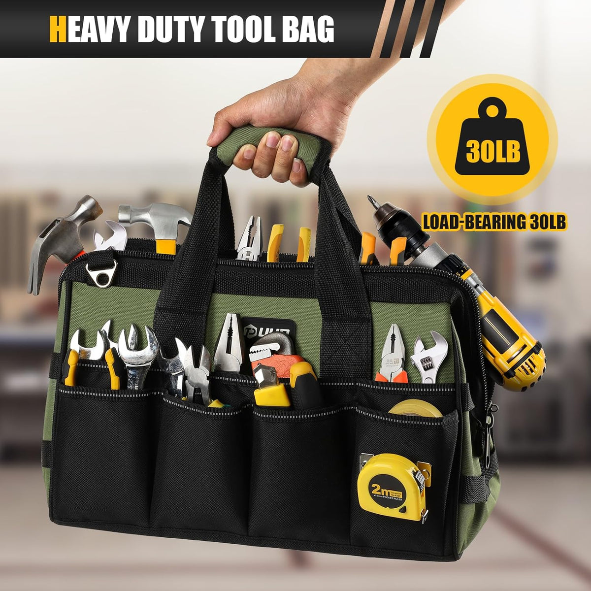 Heavy Duty Open Tools Tote Bag-CQA9417466511656-564575 CQA9417466511656