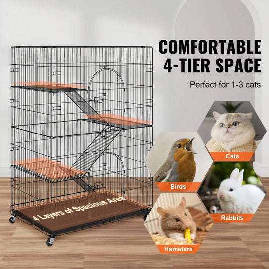 Indoor Cat Cage Enclosure-CQA9417459859752-564575 CQA9417459859752