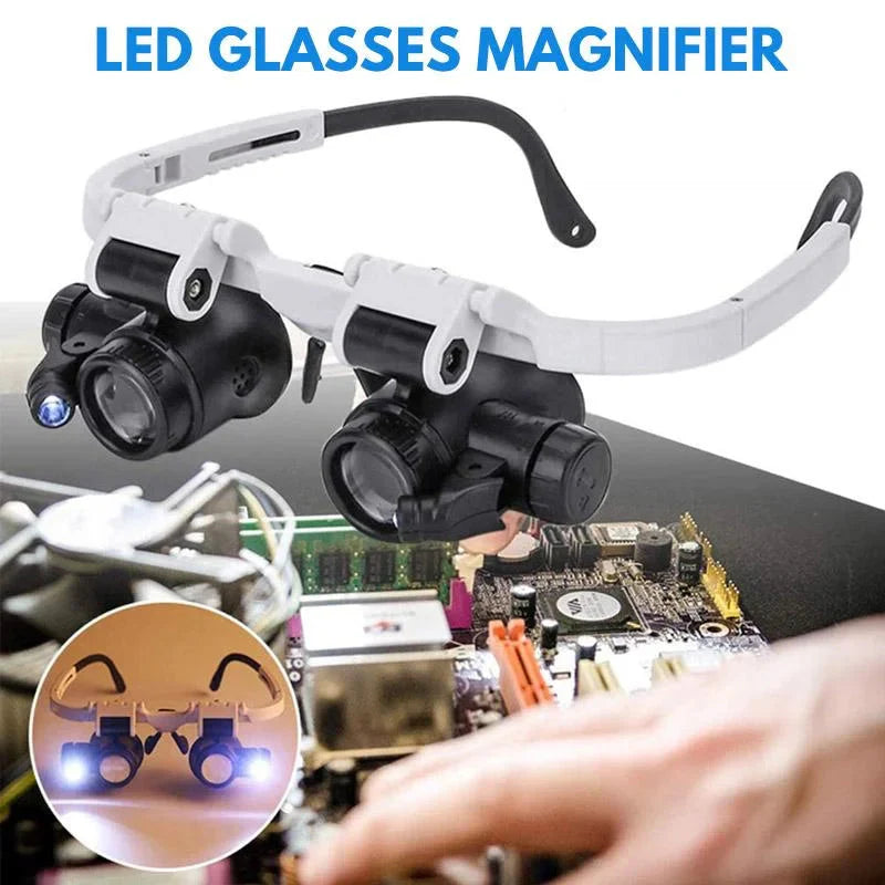 LED Glasses Magnifier 8x 15x 23x-CQA9417461694760-564575 CQA9417461694760