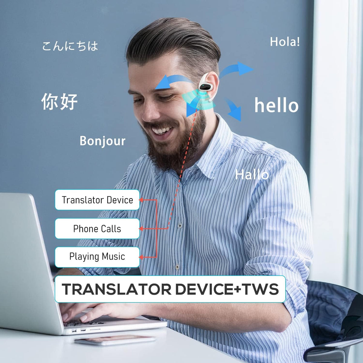 Language Translator Earbuds-CQA9417487974696-564575 CQA9417487974696