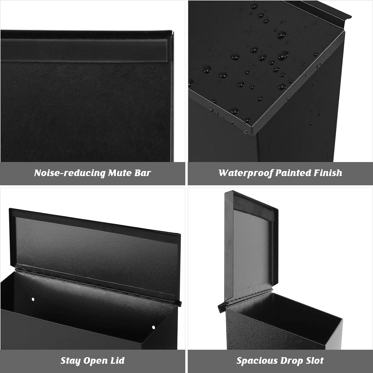 Large Capacity Wall-Mount Mailbox-CQA9417475424552-564575 CQA9417475424552