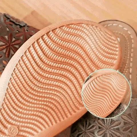 Leopard / Snake Print Orthopedic Leather Wedge Soft Sole Sandals-564575 