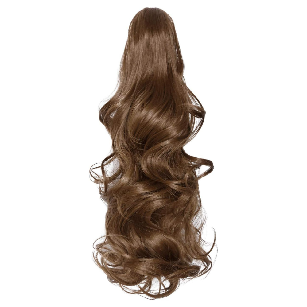 Long Ponytail Clip On Hair Clamp Extension-CQA9417483747624-SH88-6A - Cool Brown-564575 CQA9417483747624