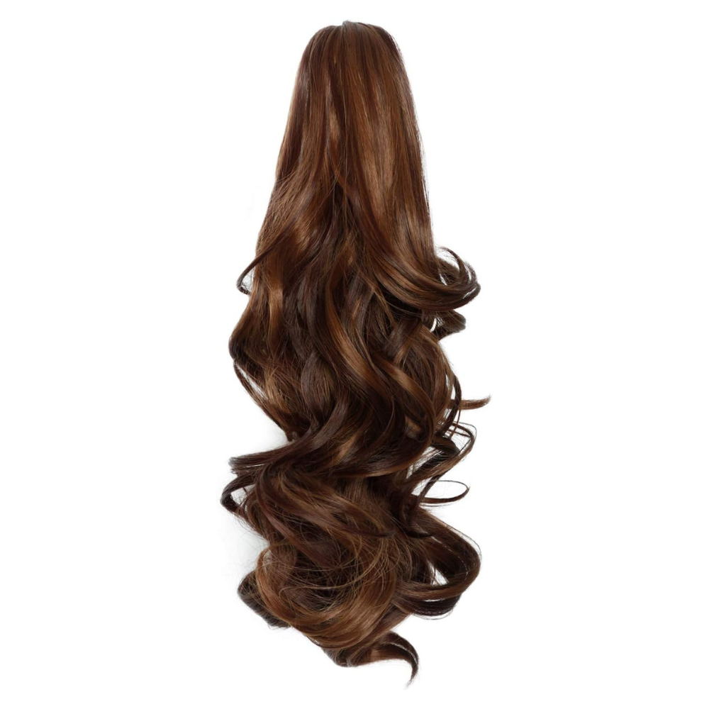 Long Ponytail Clip On Hair Clamp Extension-CQA9417483747624-SH88-8 - Chestnut Brown-564575 CQA9417483747624