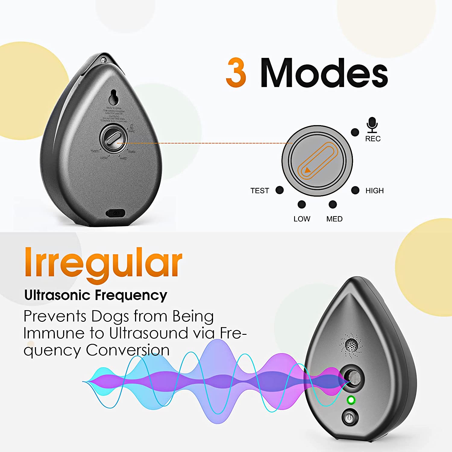 Long-Range Ultrasonic Anti-Barking Device Stopper-CQA9417503506728-564575 CQA9417503506728
