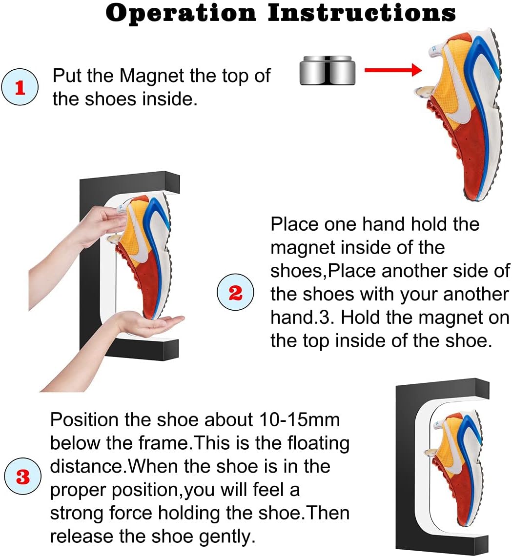 Magnetic Floating Levitating Shoe Display-CQA9417469034792-564575 CQA9417469034792
