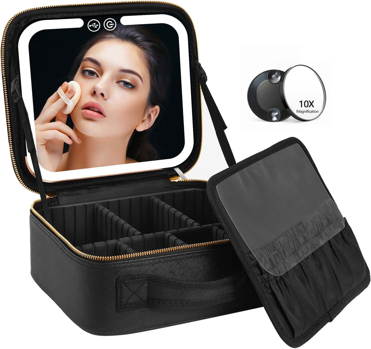 Makeup Bag with Mirror and Lights-CQA9417465332008-564575 CQA9417465332008