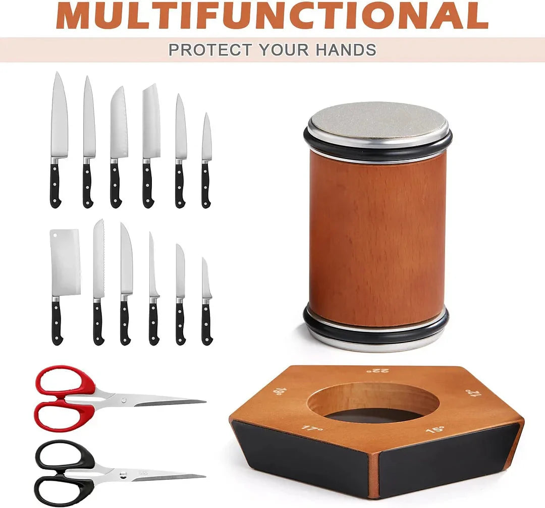 Manual Diamond Rolling Knife Sharpener Set-CQA9417459106088-564575 CQA9417459106088