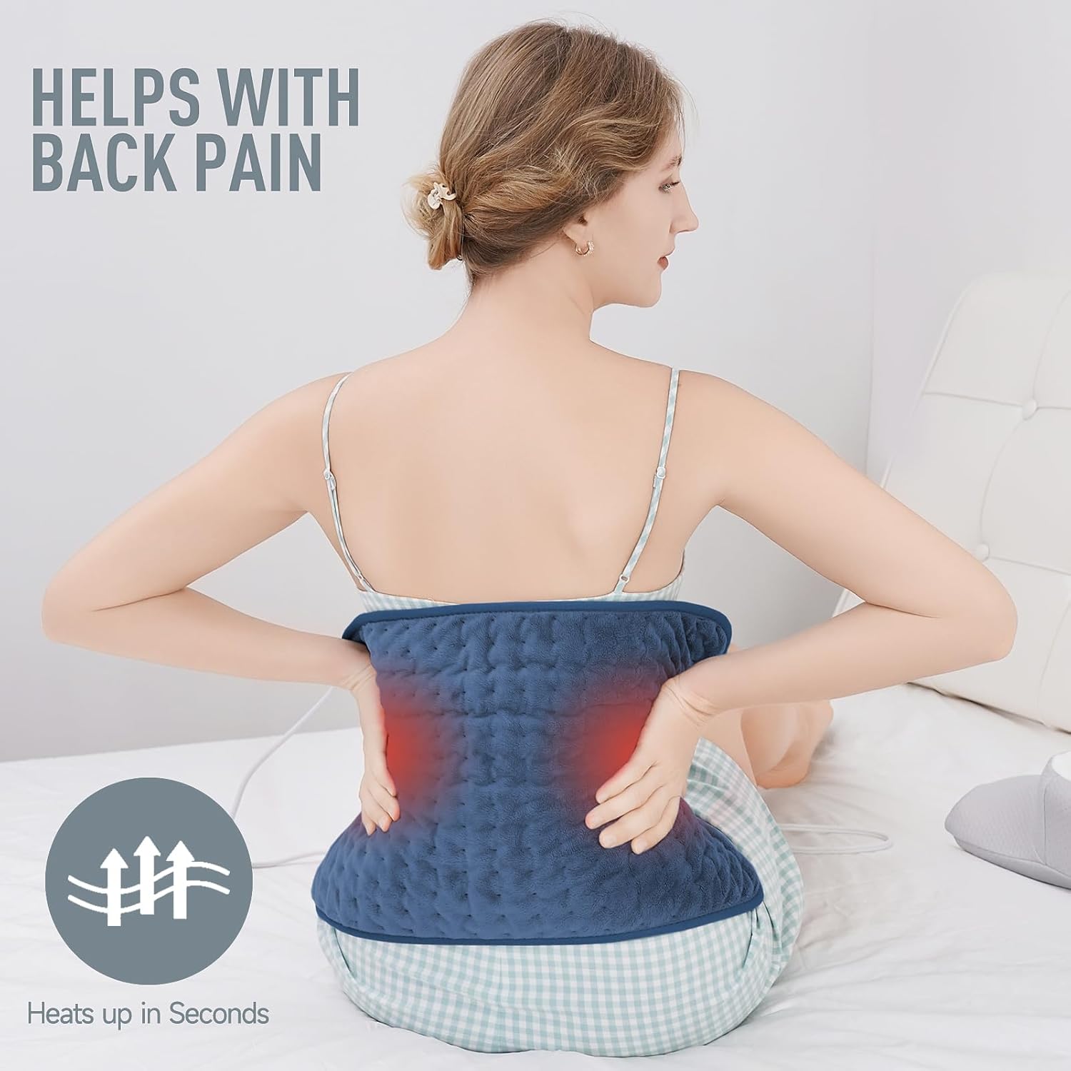 Massaging Heating Pad For Back Pain-CQA9417464480040-564575 CQA9417464480040
