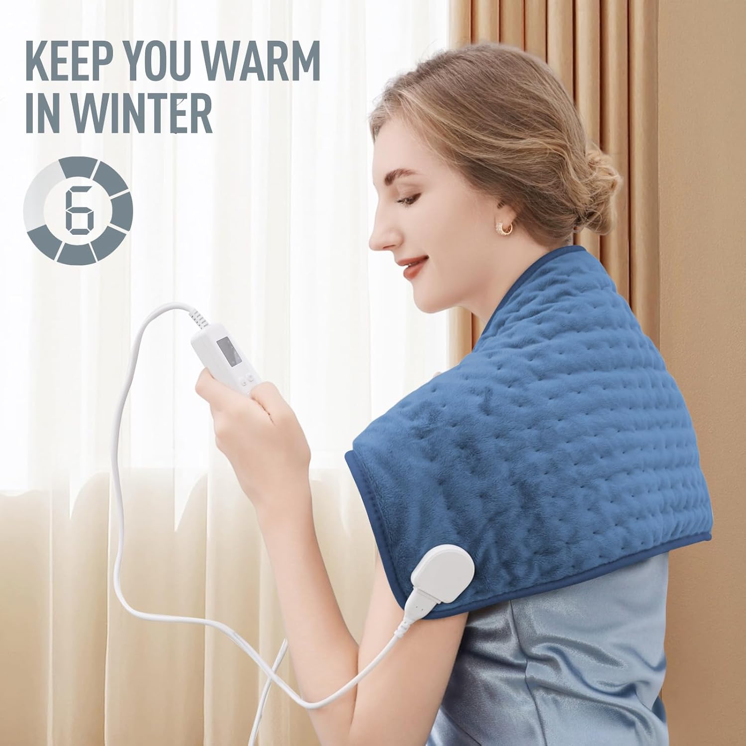 Massaging Heating Pad For Back Pain-CQA9417464480040-564575 CQA9417464480040