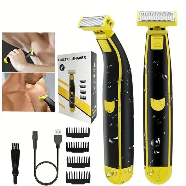 Men's Rechargeable Wet And Dry Electric Shaver And Trimmer-CQA9417463103784-564575 CQA9417463103784